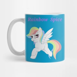 Rainbow Spice Pony Print Mug